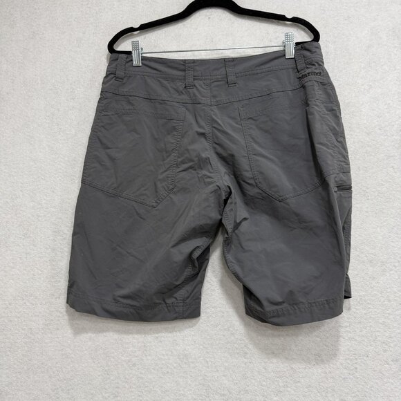 Marmot Shorts Mens 32 Gray Hiking Stretch Quick Dry Zip Pocket Outdoor Trail - Picture 7 of 12